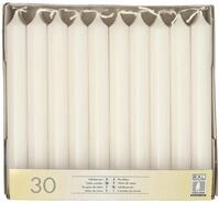 Starpak Tafelkerzen 19,6 cm wei&szlig;