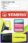 STABILO Textmarker BOSS MINI gelb, blau, pink