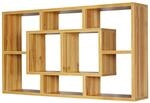 WOHNLING WL5.169 Wandregal ALEX Buche 85 cm x 16 cm x48 cm
