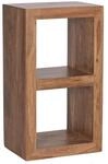 WOHNLING WL1.203 Standregal Massivholz Sheesham 50 cm x 35 cm x 88 cm