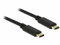 DeLOCK - USB-Kabel - USB-C (M) bis USB-C (M) - USB 2.0 - 3 A - 2 m 83332