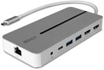 LINDY DST-Mx Duo, USB C Laptop/MacBook Mini Dockingstation