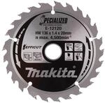 makita Kreiss&auml;geblatt E-12120 EFFICUT 136x20x25Z