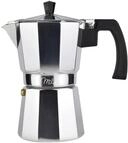Milu 3 Tassen Espressokocher silber/schwarz