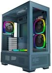 Montech PC Geh&auml;use Sky Two Midi-Tower Blau