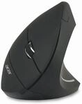 Acer vertikale ergonomische kabellose Maus 1600 dpi, 2.4 GHz, Schwarz