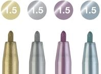 FABER-CASTELL Pitt Artist Pen Lackmarker 1.5 mm Mehrfarbig