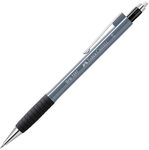 FABER-CASTELL GRIP 1347 Druckbleistift grau B 0,7 mm - 1 St&uuml;ck