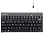 Perixx PERIBOARD-422 kabelgebundene Mini Tastatur - QWERTZ DE - schwarz
