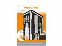 FISKARS® Cuttermesser-Set FISKARS Messer Set 12tlg. 21 cm weiß, orange