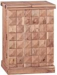 WOHNLING WL1.736 Weinregal Massiv-Holz Akazie