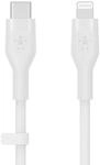Belkin BoostCharge Flex USB-C Kabel mit Lightning Connector (2m, Wei&szlig;)