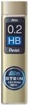 Pentel Bleistiftminen HB 0.2 mm schwarz