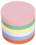 magnetoplan Moderationskarten &Oslash; 10,0 cm rosa, gr&uuml;n, gelb, wei&szlig;, blau, orange