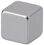 MAUL Magnete 0,5 x 0,5 x 0,5 silber