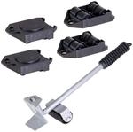 WAGNER&reg; design yourself M&ouml;belroller-Set MM 3113 schwarz 12,0 x 8,0 x 3,4 cm