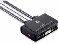 LevelOne KVM-0260, LevelOne KVM-0260 2-Port USB DVI-D Single Link Cable KVM Switch,
