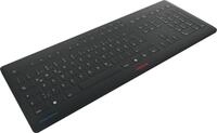 CHERRY Stream Protect kabellose Tastatur - Deutsch - Schwarz