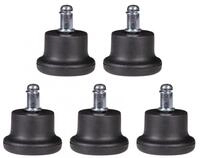 AMSTYLE 5er-Set Bodengleiter SPM1.915 Schwarz