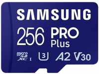 Samsung PRO Plus microSD-Speicherkarte (2023) - 256GB, 180MB R/130MB W, Full HD&4K,