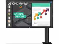 LG 27QN880P-B, LG Ergo Monitor 27QN880P-B 68,6cm (27 Zoll) QHD, IPS, 5ms, HDMI,