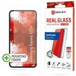 DISPLEX Panzerglas + Schutzh&uuml;lle f&uuml;r Samsung Galaxy S22+/S23+, Eco-Montagerahmen,