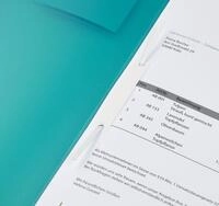 BRUNNEN Schnellhefter DIN A4 Polypropylen (PP) t&uuml;rkis transluzent
