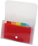 Exacompta F&auml;chermappe Crystal, A6, 6 F&auml;cher