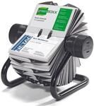 DURABLE Visitenkarten-Rollkartei schwarz, f&uuml;r Visitenkarten bis Gr&ouml;&szlig;e 95 x 60 mm