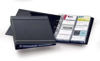 DURABLE Visitenkarten-Ringbuch anthrazit
