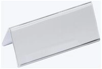 DURABLE Tischnamensschilder transparent 15 cm x 6.1 cm