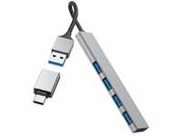 hama USB-Hub Ultra Slim 4Ports