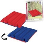 HAPPY PEOPLE&reg; Sitzkissen aufblasbar blau, rot 35,0 x 35,0 cm