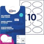 AVERY Zweckform Namensetiketten J4882-20 wei&szlig; 85,0 x 50,0 mm