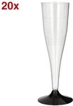 STARPAK Einweg-Sektgl&auml;ser 0,1 l, 20 St.