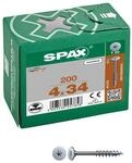 SPAX&reg; M&ouml;belverbindungsschrauben T20 Flachr&uuml;ckwandkopf 4 x 34 mm
