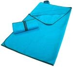 Dyckhoff Mikrofaserhandtuch mit Rei&szlig;verschluss 120 x 60 cm ozean