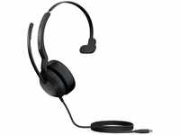 Jabra 25089-899-999, Jabra Evolve2 50 MS Mono Headset On-Ear Bluetooth,