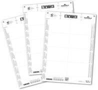 DURABLE Einsteckschilder f&uuml;r Namensschilder Badgemaker 9,0 x 6,0 cm