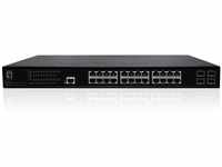 LevelOne GEP-2861, LevelOne Switch 28 Gigabit Ethernet-Ports mit 24 PoE-Ports 390W, 4