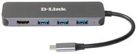 D-Link DUB-2333, 5-in-1 USB-C Hub mit HDMI/Power Delivery