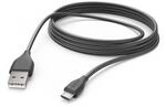 hama USB A Kabel 3,0 m schwarz, 1 St.