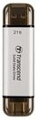 Transcend ESD310 Externe SSD 1 TB, silber
