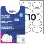 AVERY Zweckform Namensetiketten L4882-20 wei&szlig; 85,0 x 50,0 mm