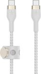Belkin BoostCharge Pro Flex USB-C auf USB-C Kabel (1m, Wei&szlig;)