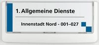 DURABLE T&uuml;rschild 14,9 x 5,25 cm wei&szlig;