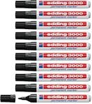 edding 3000 Permanentmarker 10 St&uuml;ck