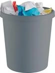helit Papierkorb 18,0 l grau