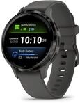GARMIN Venu 3S Smartwatch kieselgrau, schiefergrau
