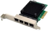 Digitus 4-Port 2,5 Gigabit Ethernet Netzwerkkarte, RJ45, PCI Express, Realtek